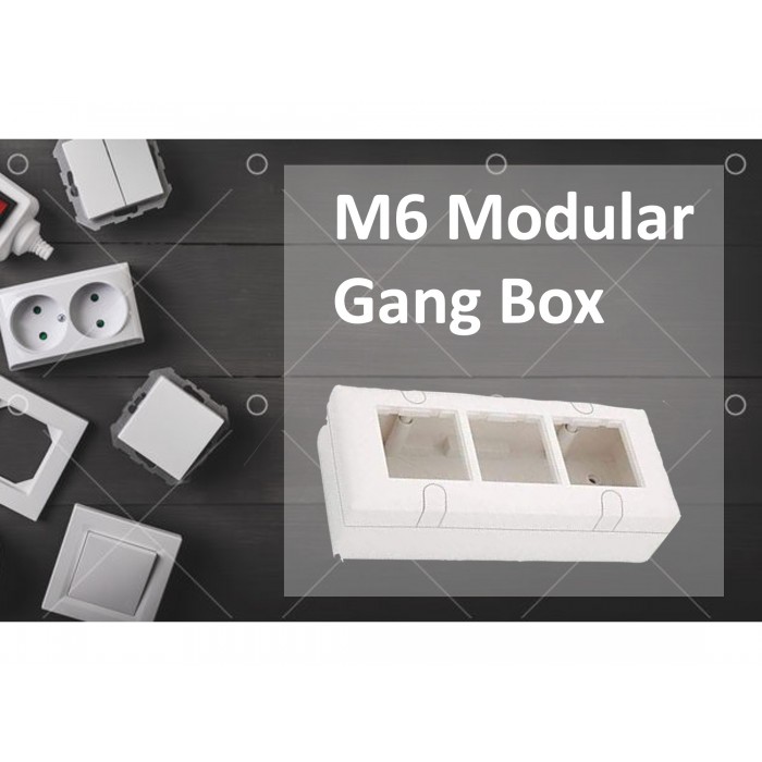 M6 Modular Gang Box
