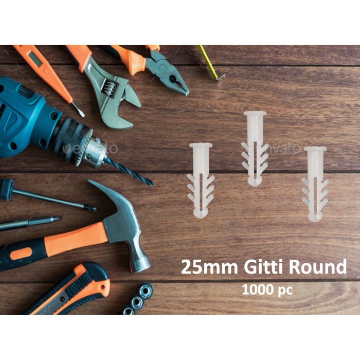 25mm Gitti Roll Plug Grapple 1000pc