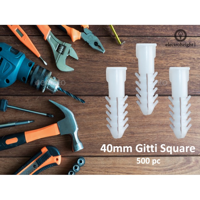 40mm Square Gitti Roll Plug Grapple 400pc