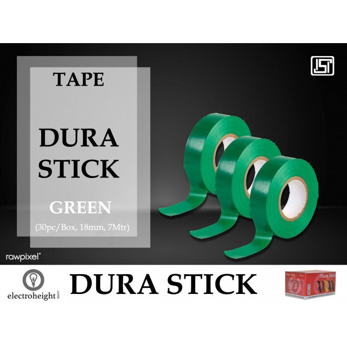 Durastick 18mm 7Mtr Tape Green
