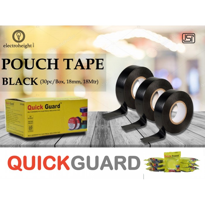 Quickguard 18mm 18Mtr Tape Black
